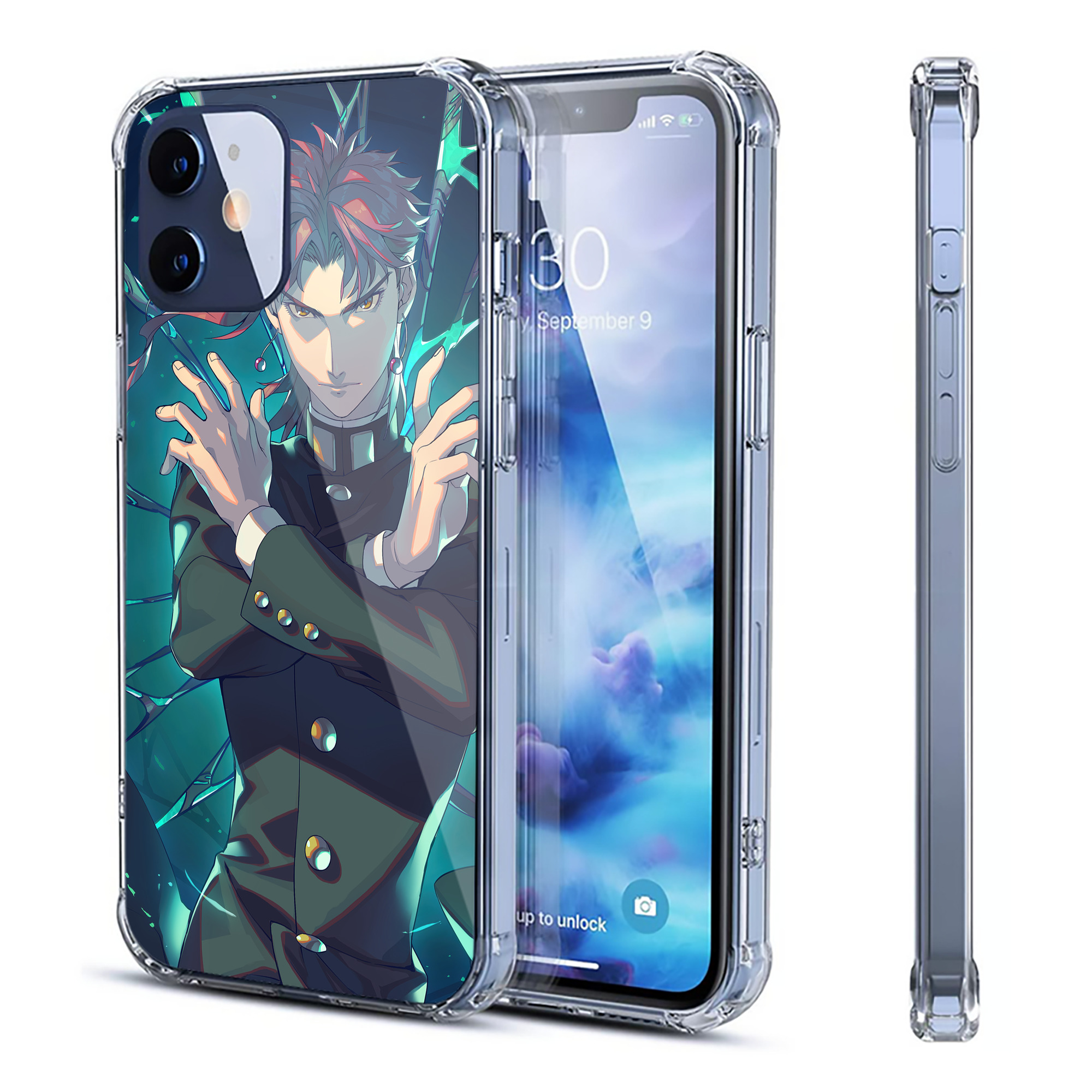 （画像用） ジョジョの奇妙な冒険 JoJo's Bizarre Adventure 【iPhone 12シリーズ対応】透明スマホケース（クリアソフトケース）